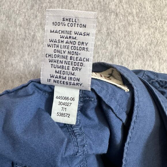 Gap Surplus Cargo Short Dusty Blue WMNS 18 Belted Roll Up Highrise Active Hiking - Picture 6 of 6